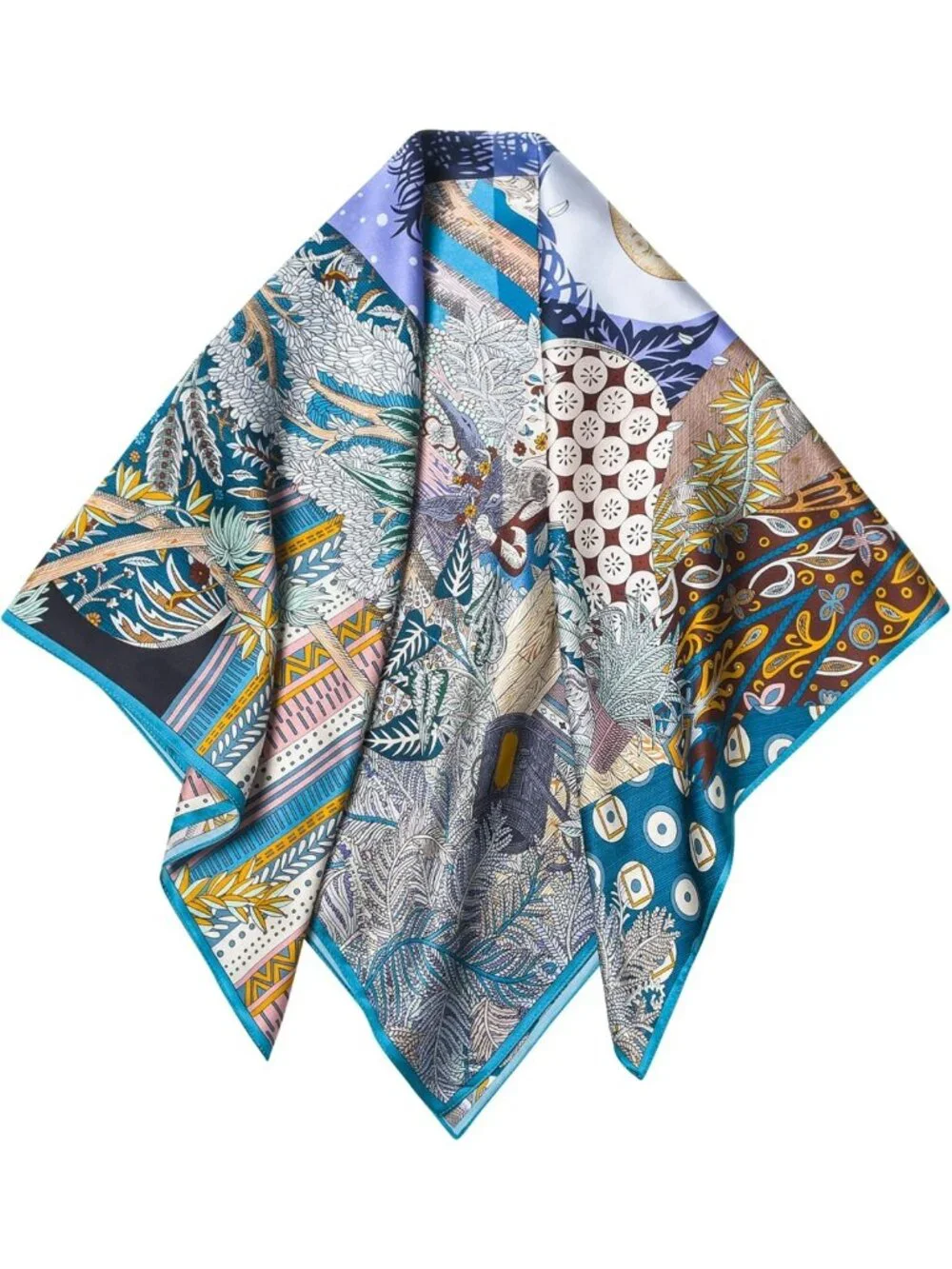 Luxurious 100% Pure Mulberry Silk Scarf - Large 35